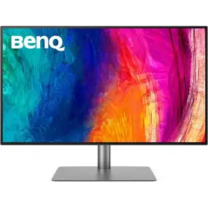 Монітор TFT 32" BenQ PD3225U, IPS, 4K, HDMI, DP, USB-C, USB hub, HAS, Pivot, темно-сірий (9H.LLYLA.TBE) UA