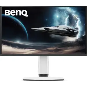 Монитор TFT 27" BenQ EX271QMZ, QD-OLED, QHD, 500Hz, HDMIx2, DP, USB-C, HAS, колонки, білий (9H.LPPLA.TBE) UA