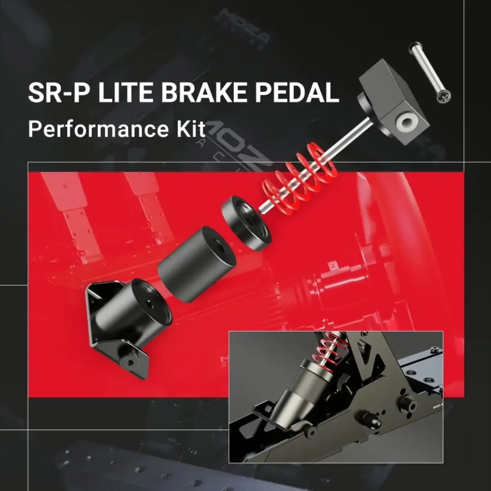 Комплект для підвищення продуктивності педалі гальма MOZA SR-P Lite Performance Kit (RS22_Moza) UA