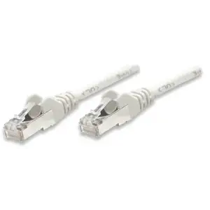 Патчкорд FTP Cat.5e ( 2.0м сірий), Intellinet, Біметал, ССА (329903) UA