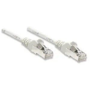 Патчкорд FTP Cat.5e ( 2.0м сірий), Intellinet, Біметал, ССА (329903) UA