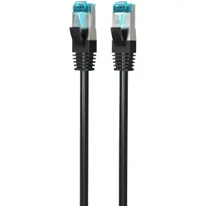 Патчкорд FTP Cat.5e ( 1.0м чорний ), Vention (VAP-B05-B100) UA