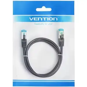 Патчкорд FTP Cat.5e ( 1.5м чорний ), Vention (VAP-B05-B150) UA