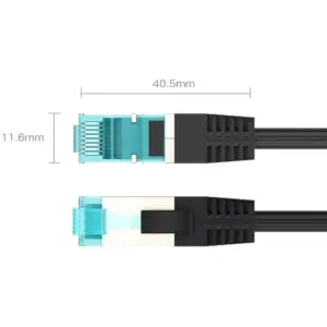 Патчкорд FTP Cat.5e ( 1.5м чорний ), Vention (VAP-B05-B150) UA