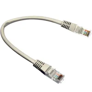 Патчкорд UTP Cat.5e ( 0.25м сірий ), CU (PAUT3025-CU-GY) UA