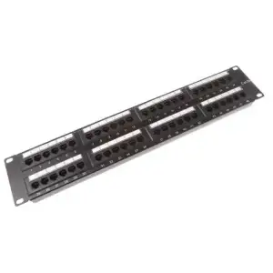Патч-панель 19", 48xRJ45, UTP, Cat.5e, 1U, Krone&110 dual IDC (KD-PP37-UTP-C5E-48P) UA