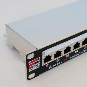 Патч-панель 19", 24xRJ45, FTP, Cat.5e, 1unit, Fibrain (XE100.250) UA