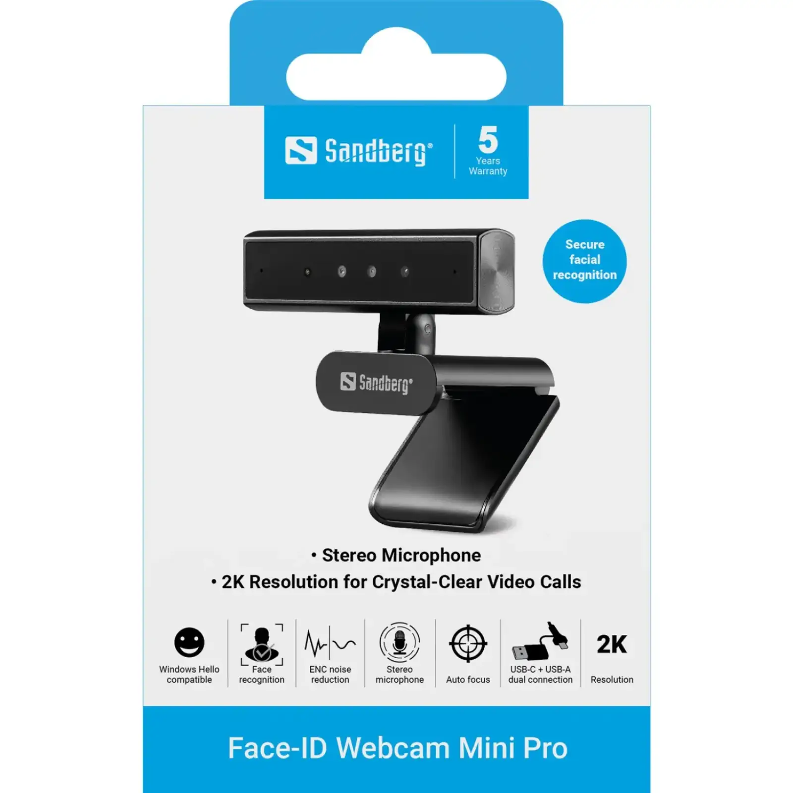 Веб-камера Sandberg Face-ID Webcam Mini Pro (134-44) UA