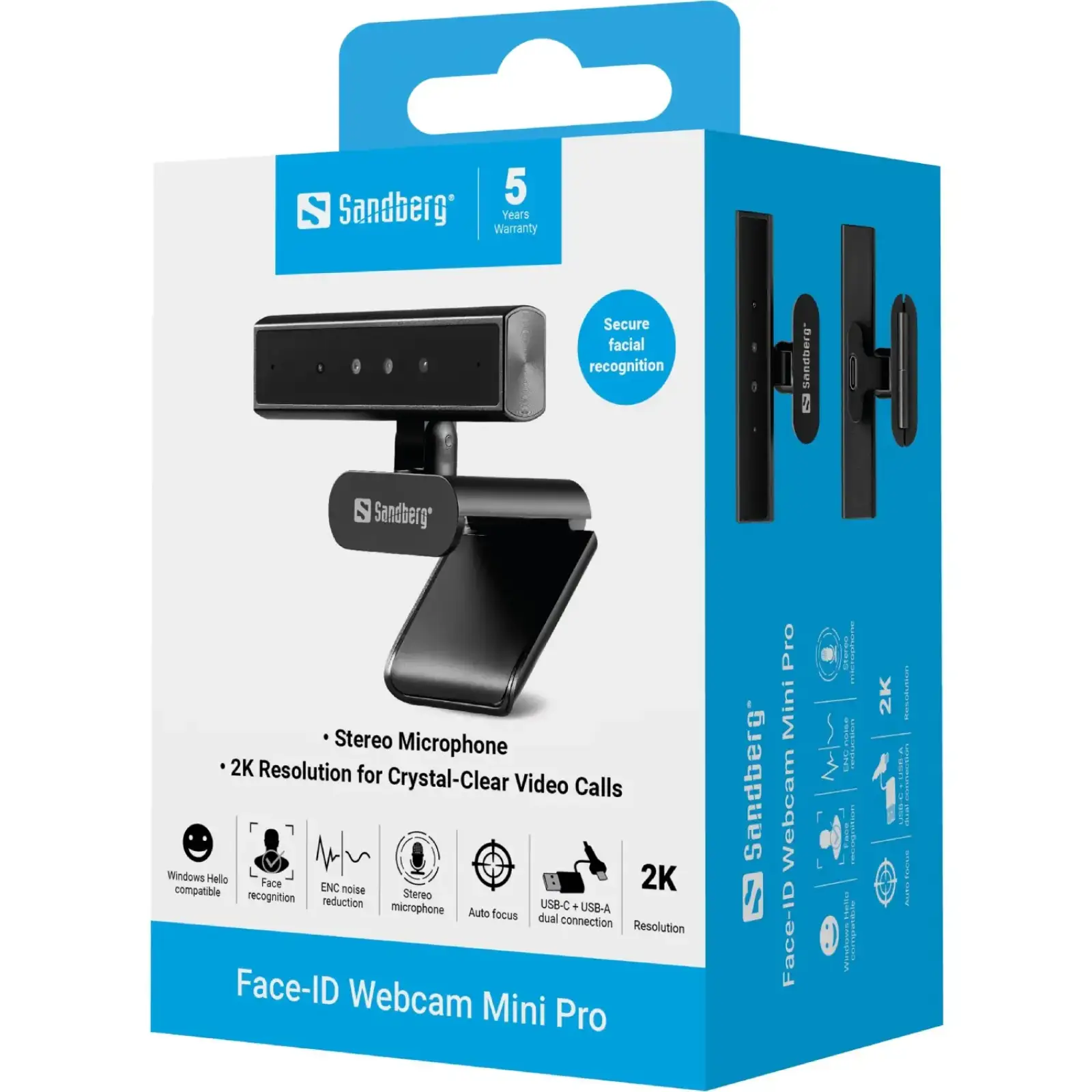 Веб-камера Sandberg Face-ID Webcam Mini Pro (134-44) UA