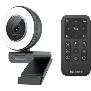 Веб-камера Sandberg Streamer USB Webcam Pro Elite Full HD, Remote control, USB-A/USB-C connection (134-39) UA