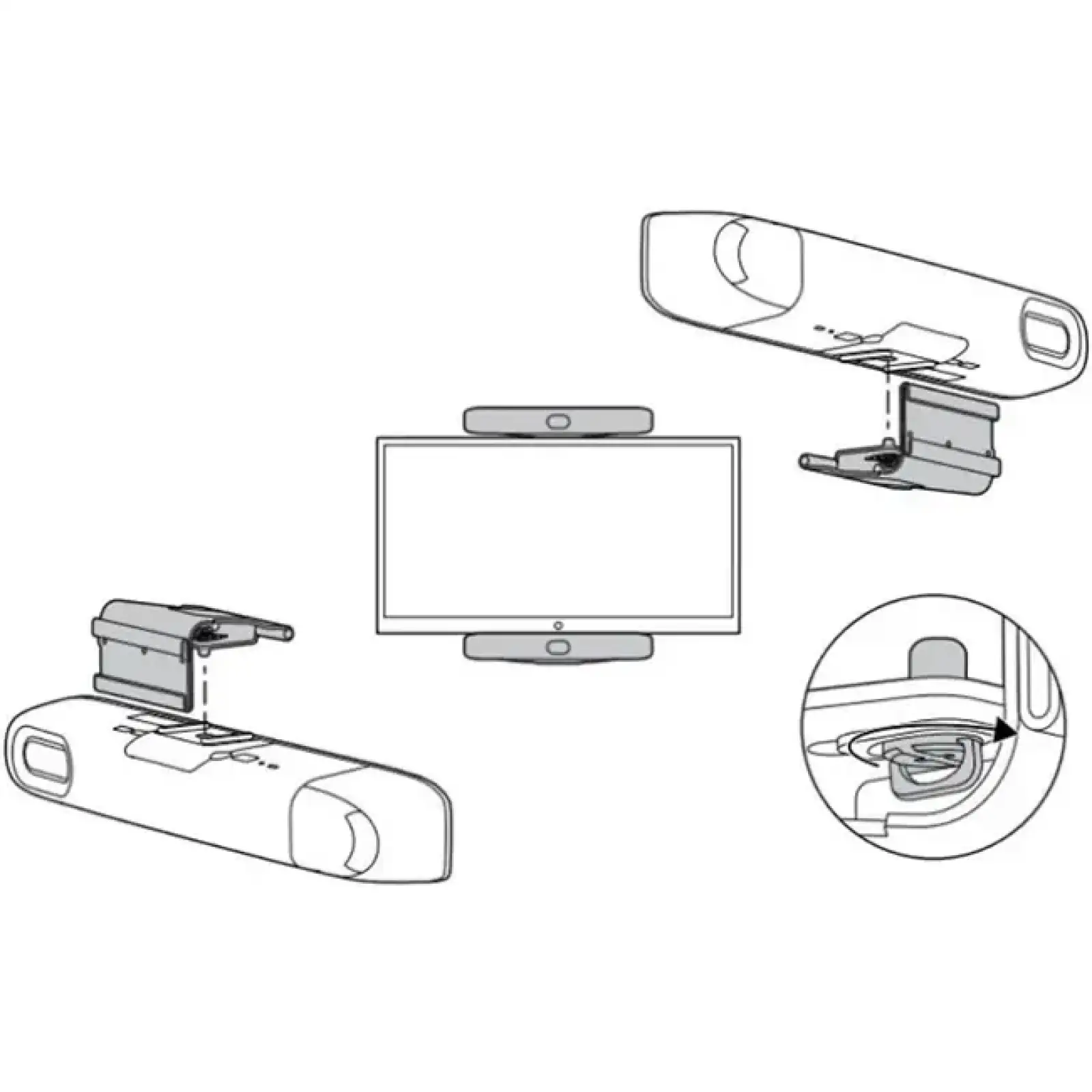 Кріплення Poly P15/R30 Wall Mount for Video Bar (783S4AA) UA