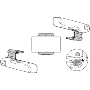 Кріплення Poly P15/R30 Wall Mount for Video Bar (783S4AA) UA