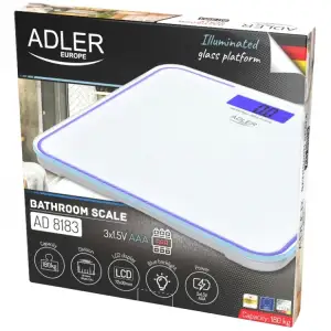 Весы напольные Adler AD 8183 white (AD8183) UA