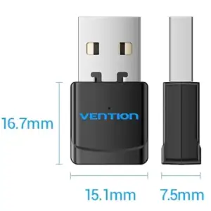 Адаптер WiFi Vention 2.4GHz/5GHz 150/433 Мбіт/с, USB (KDSB0) UA