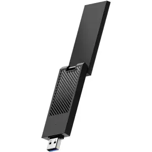 Адаптер WiFi Cudy WU5400, AX5400 Tri-Band Wi-Fi 6 / 6E USB 3.0 Adapter, 802.11ax/ac/a/b/g/n, 2402Mbp UA