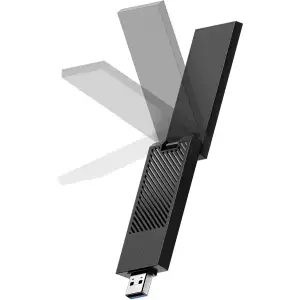 Адаптер WiFi Cudy WU5400, AX5400 Tri-Band Wi-Fi 6 / 6E USB 3.0 Adapter, 802.11ax/ac/a/b/g/n, 2402Mbp UA