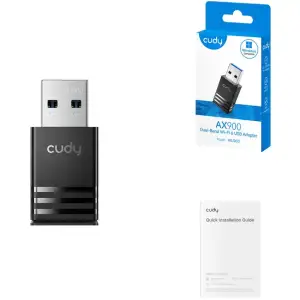 Адаптер WiFi Cudy WU900, AX900 Wi-Fi 6 USB Adapter UA