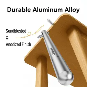 Стилус - ручка для ємнісних екранів 2-в-1 Stylus Pen Gray Aluminum Alloy Type Vention (KQMH0) UA