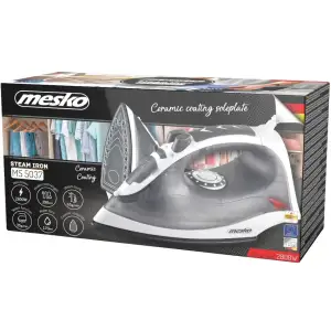 Праска Mesko MS 5037 grey 2800Вт/ 170 мл/ кераміка/ сухе прасування/ сіра (MS5037) UA