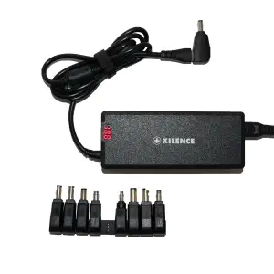 Адаптер живлення для ноутбука Xilence 90W Mini Universal Чорний (SPS-XP-LP90.XM010) UA