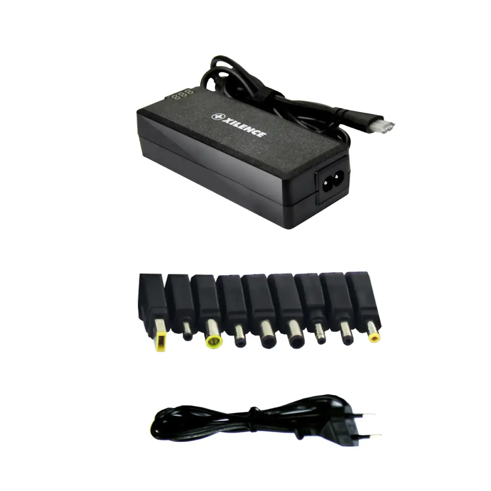 Адаптер живлення для ноутбука Xilence 90W Mini Universal Чорний (SPS-XP-LP90.XM010) UA