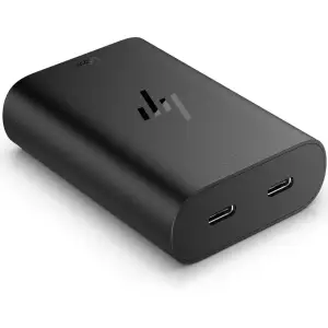 Адаптер живлення для ноутбука HP 65W GaN USB-C LC, чорний (600Q7AA) UA