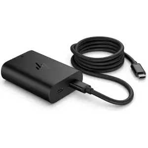Адаптер живлення для ноутбука HP 65W GaN USB-C LC, чорний (600Q7AA) UA