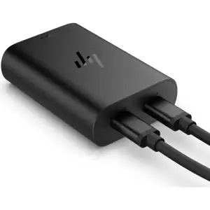 Адаптер живлення для ноутбука HP 65W GaN USB-C LC, чорний (600Q7AA) UA