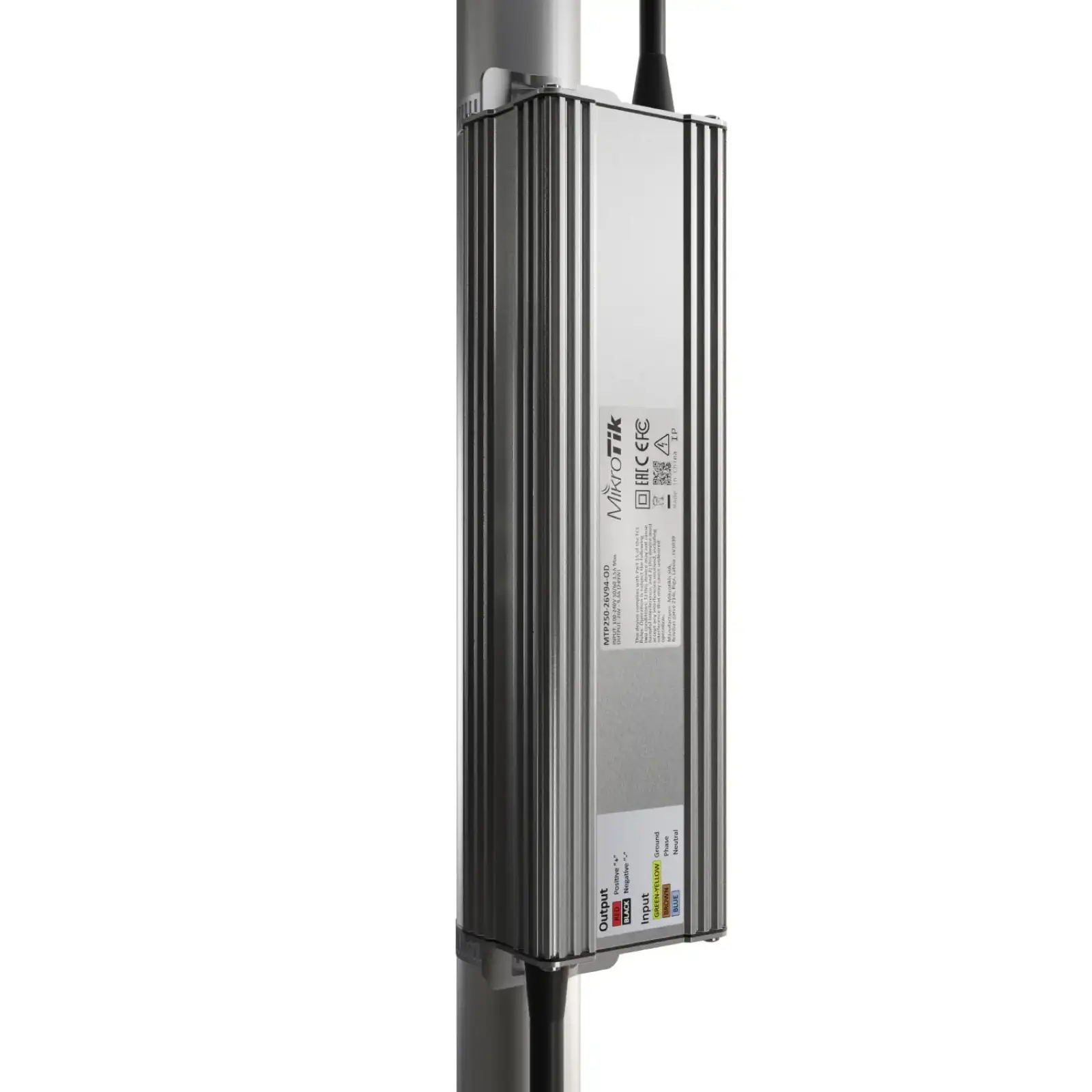Блок живлення MikroTik MTP250-26V94-OD, Outdoor AC/DC power supply with 26V 250W output UA