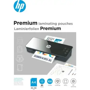 Плівка для ламінування HP Premium Laminating Pouches, A4, 80 Mic, 216x303, 100 pcs (9123) UA