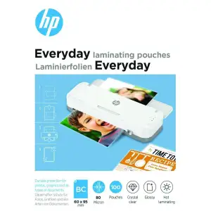 Плівка для ламінування HP Everyday Laminating Pouches, Business Card Size, 80 Mic, 60 x 95, 100 pcs (9157) UA