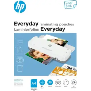 Плівка для ламінування HP Everyday Laminating Pouches, A4, 80 Mic, 216 x 303, 25 pcs (9153) UA