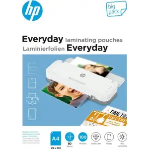 Плівка для ламінування HP Everyday Laminating Pouches, A4, 80 Mic, 216 x 303, 100 pcs (9154) UA
