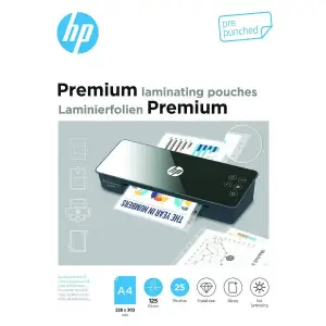 Плівка для ламінування HP Premium Pouches A4 pre-punched, 125 Mic, 228 x 303, 25 pcs (9122) UA
