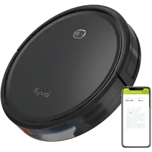 Робот пилосос Kyvol Cybovac D2 Random/500ml/2600 mA/1200 pa/Google Assistant, Amazon Alexa\Black (Kyvol D2)