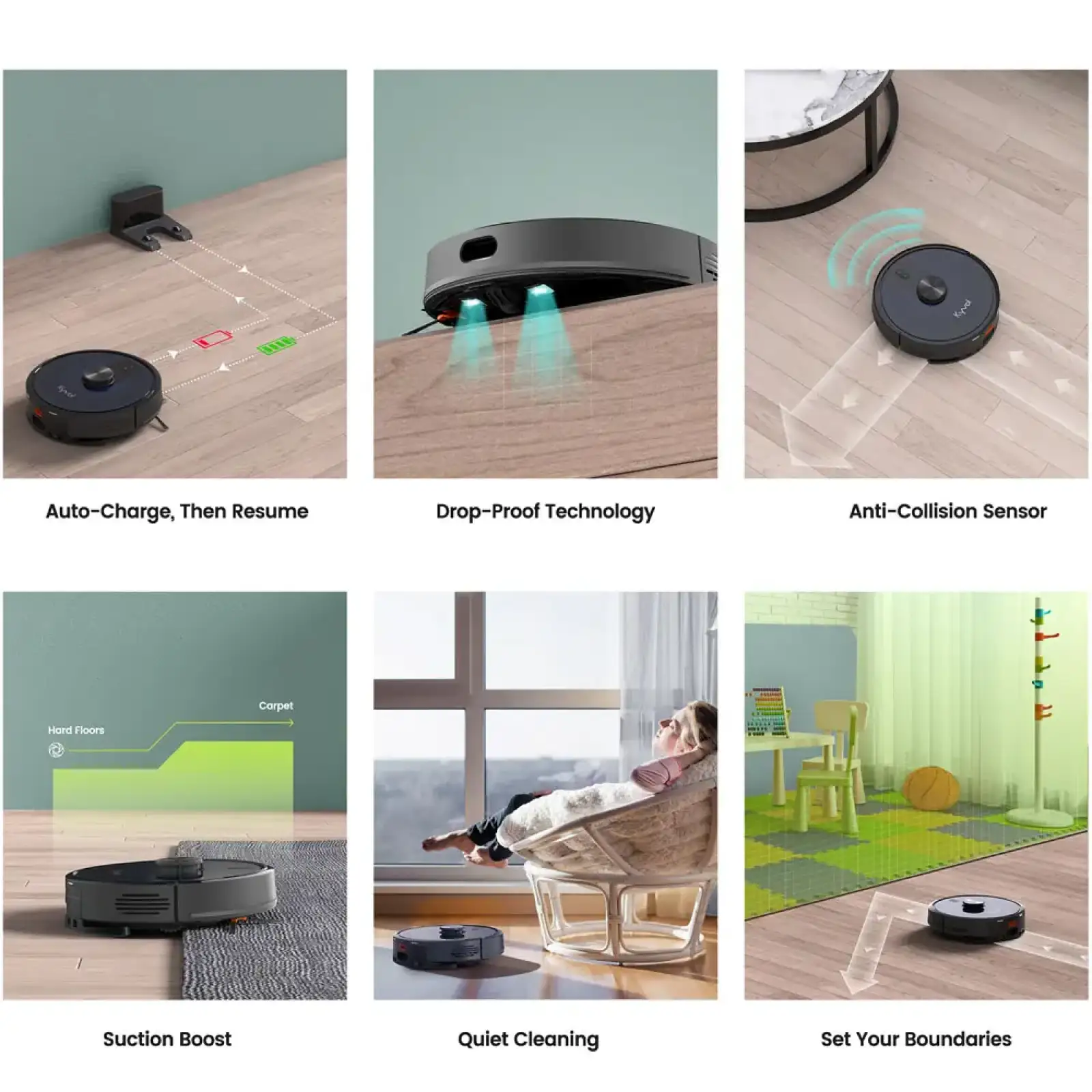 Робот пилосос Kyvol Cybovac L30 Lidar/210ml+210ml/2600 mA/2500 pa/Google Assistant,Amazon Alexa (Kyvol L30)