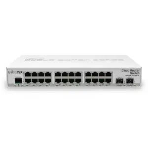 Комутатор Mikrotik CRS326-24G-2S+IN, 24xGb LAN, 2xSFP+cages, RouterOS L5 or SwitchOS (dualboot), des UA
