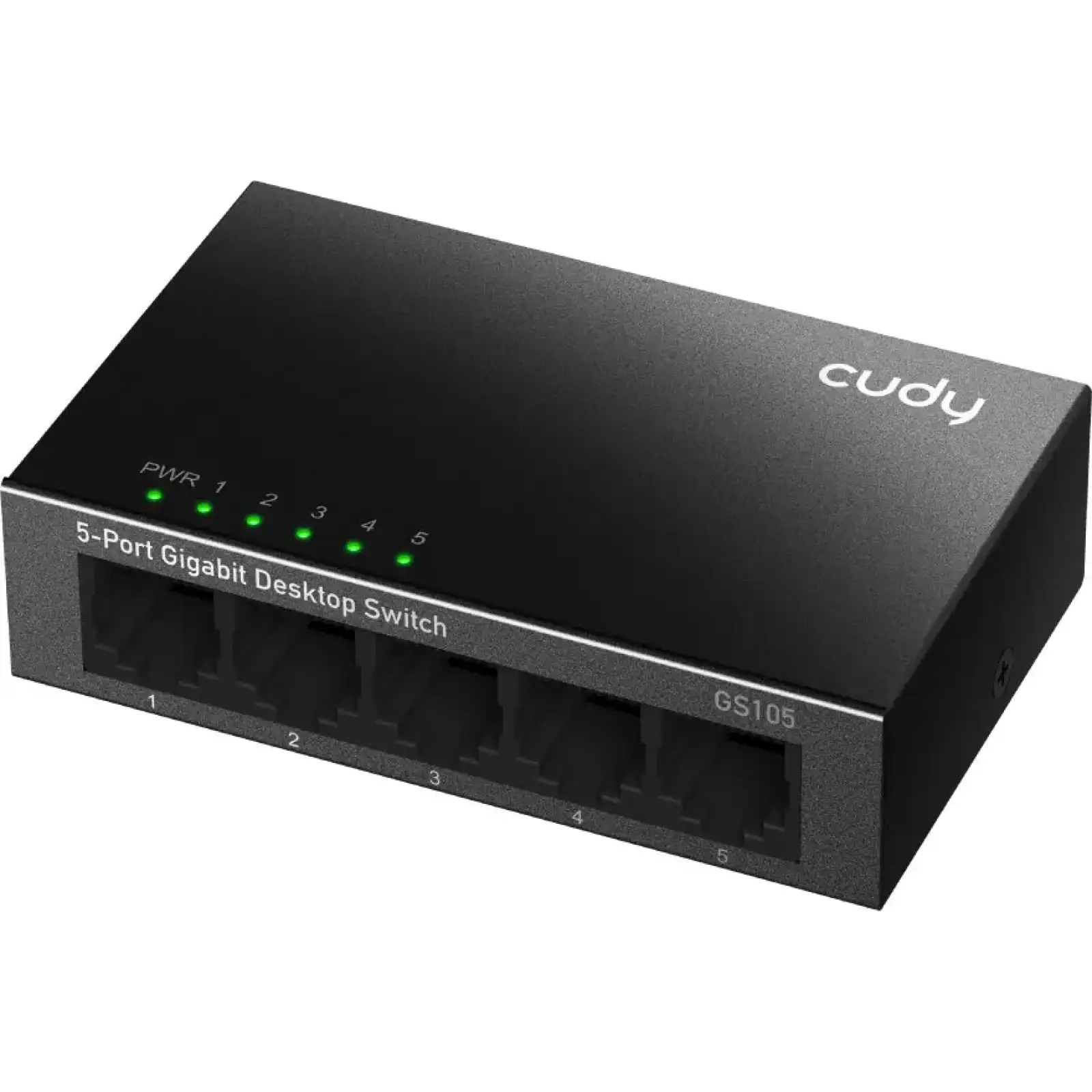 Комутатор Cudy GS105, 5 портовий Gigabit Metal Desktop Switch UA