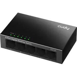Комутатор Cudy GS105, 5 портовий Gigabit Metal Desktop Switch UA