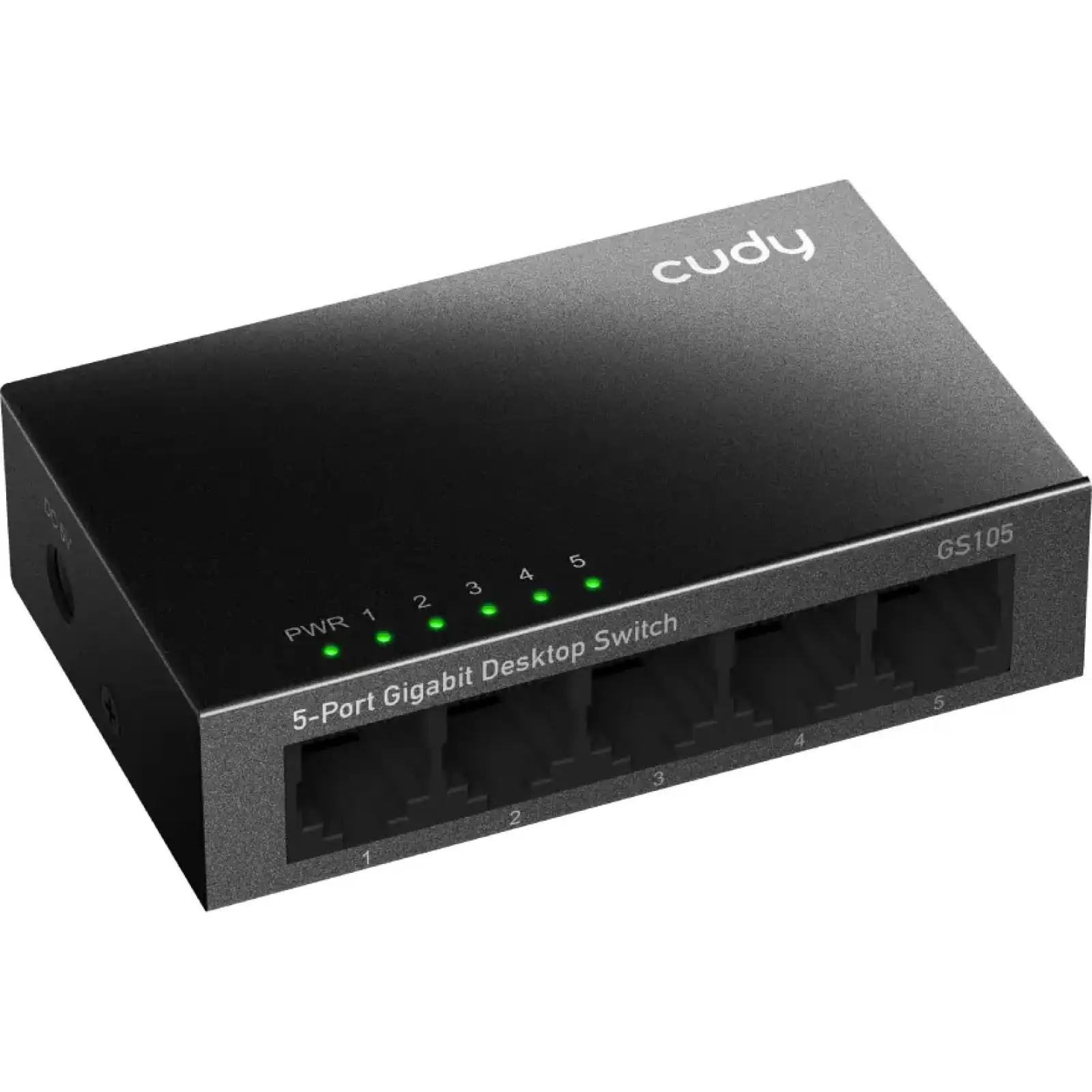 Комутатор Cudy GS105, 5 портовий Gigabit Metal Desktop Switch UA
