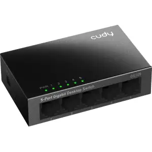 Комутатор Cudy GS105, 5 портовий Gigabit Metal Desktop Switch UA