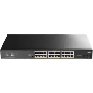 Комутатор Cudy GS1028PS2, 24-Gigabit PoE+ Switch with 4 Uplink Gig Ports and 2 Gig SFP Slots 300W UA