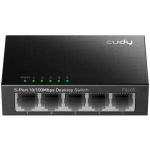 Комутатор Cudy FS105, 5 портовий 10/100 Mbps Metal Switch UA