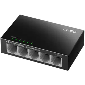 Комутатор Cudy FS105, 5 портовий 10/100 Mbps Metal Switch UA