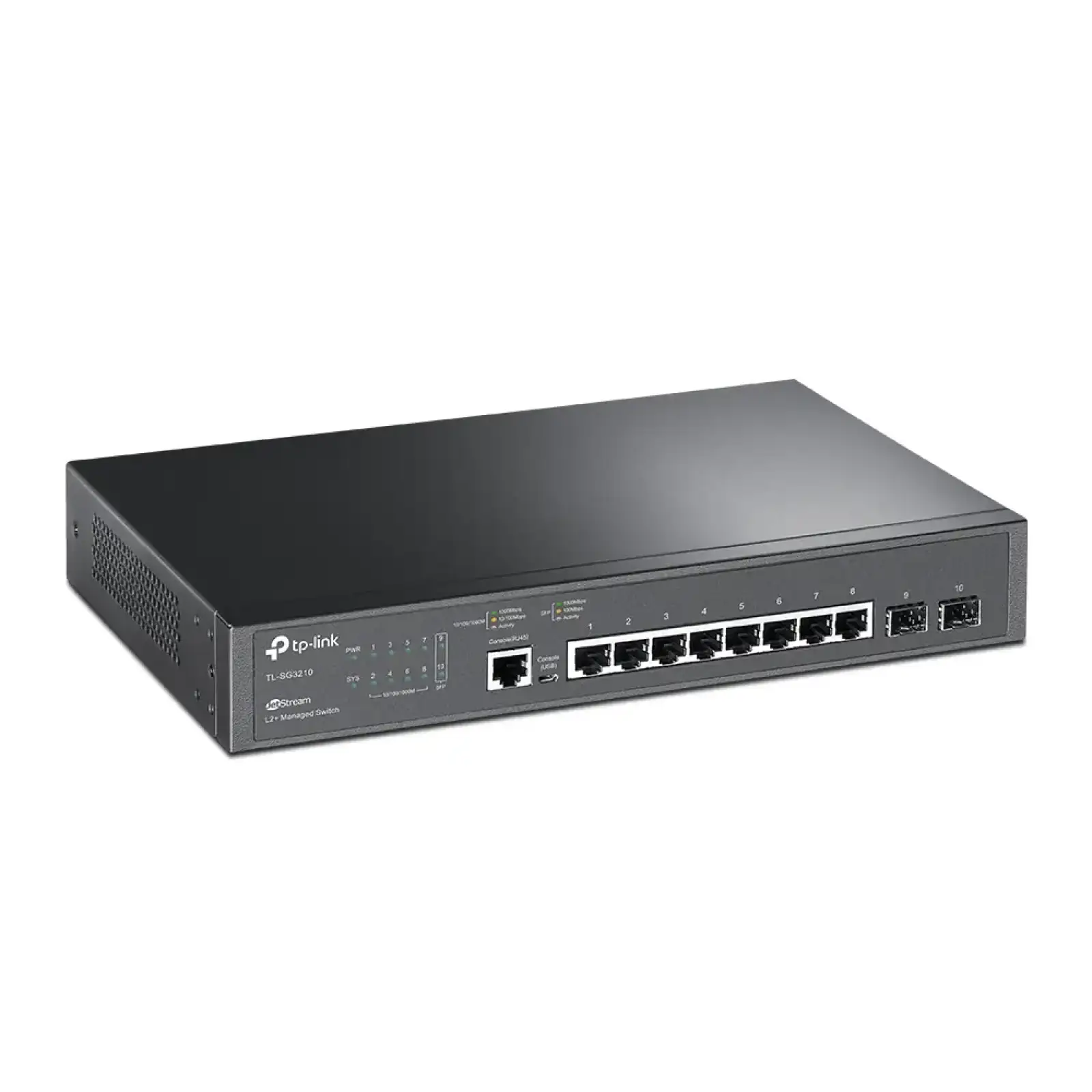 Комутатор TP-Link TL-SG3210, 2xSFP/1000 Мбіт/с, 8x10/100/1000 RJ45 UA