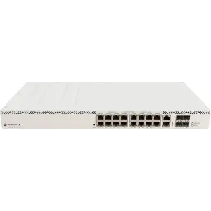 Комутатор Mikrotik CRS320-8P-8B-4S+RM 17х10/100/1000 Мбіт/с, 8x802.3bt PoE-out, 4x10G SFP+, ROS L5 UA