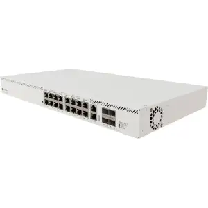 Комутатор Mikrotik CRS320-8P-8B-4S+RM 17х10/100/1000 Мбіт/с, 8x802.3bt PoE-out, 4x10G SFP+, ROS L5 UA