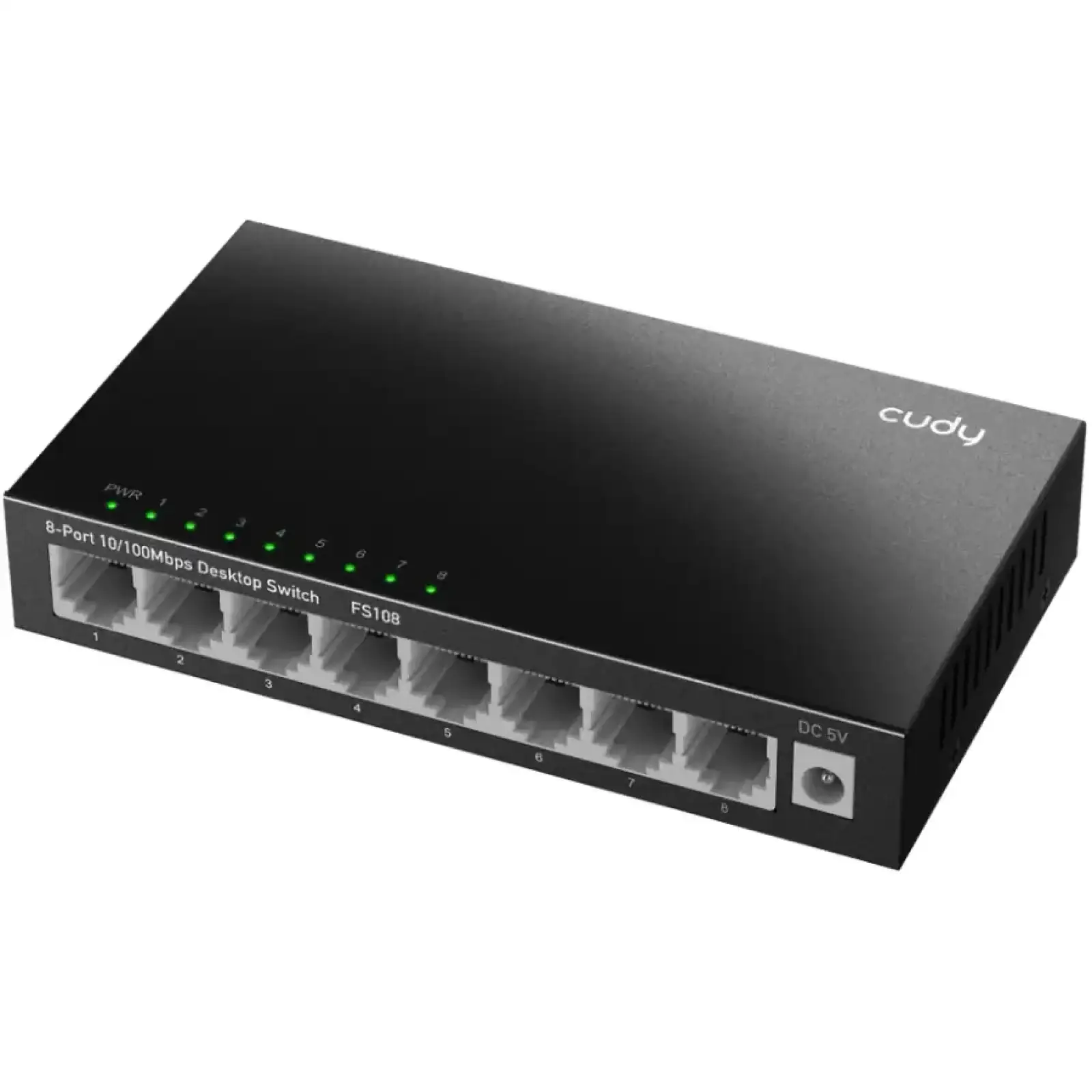 Комутатор Cudy FS108, 8 портовий 10/100 Mbps Metal Switch UA