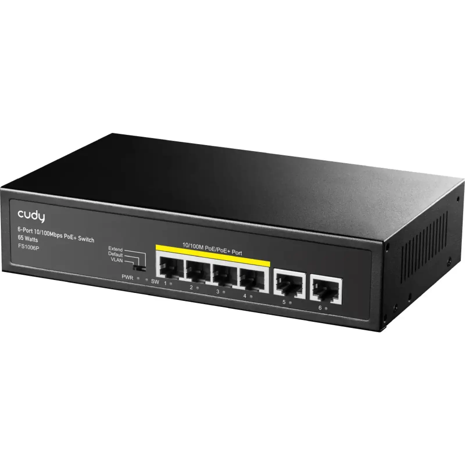 Комутатор Cudy FS1006P, 6 портовий 10/100M PoE+Switch 60W UA
