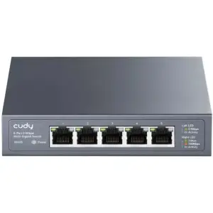 Комутатор Cudy HS105, 5 портовий 100/1000/2500Mbps, 2.5G Metal Switch UA